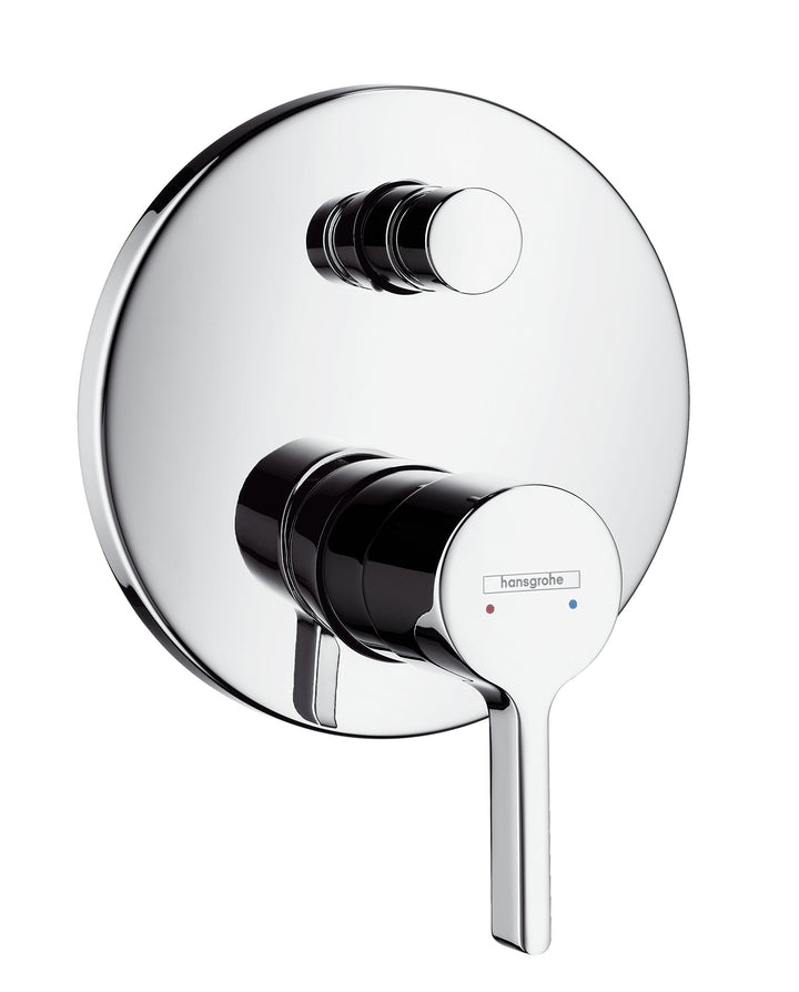hansgrohe Metris S Unterputz Wannenarmatur, für 2 Funktionen, Chrom Wanne mit integrierter Sicherhei