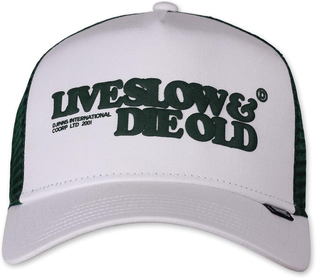 Djinns - LSDO (White) - Trucker Cap Meshcap Hat Kappe Mütze Caps