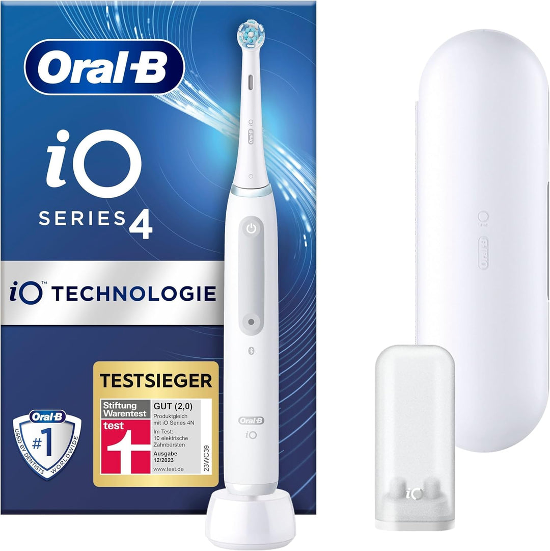 Oral-B iO Series 4 Elektrische Zahnbürste/Electric Toothbrush, 4 Putzmodi für Zahnpflege, Valentinst