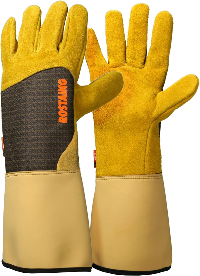 Rostaing roncier-it07 "roncier" Handschuhe – Gelb (gelb / braun), Grösse: 7