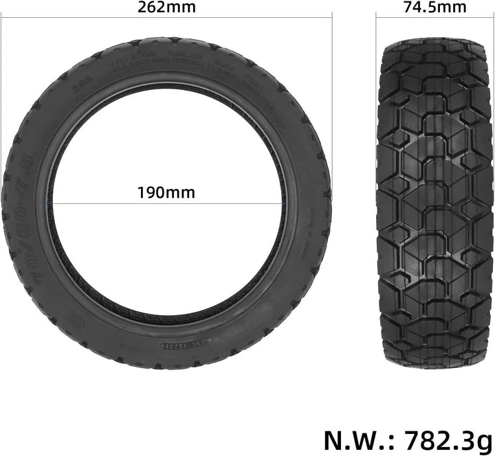 70/60-7,5 Ersatzreifen für Segway Ninebot ZT3 / ZT3 Pro Elektroroller 11 Zoll Reifen Tubeless Schlau