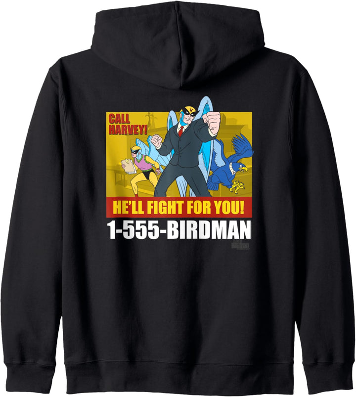 Harvey Birdman, Attorney at Law Birdman Ad Kapuzenjacke
