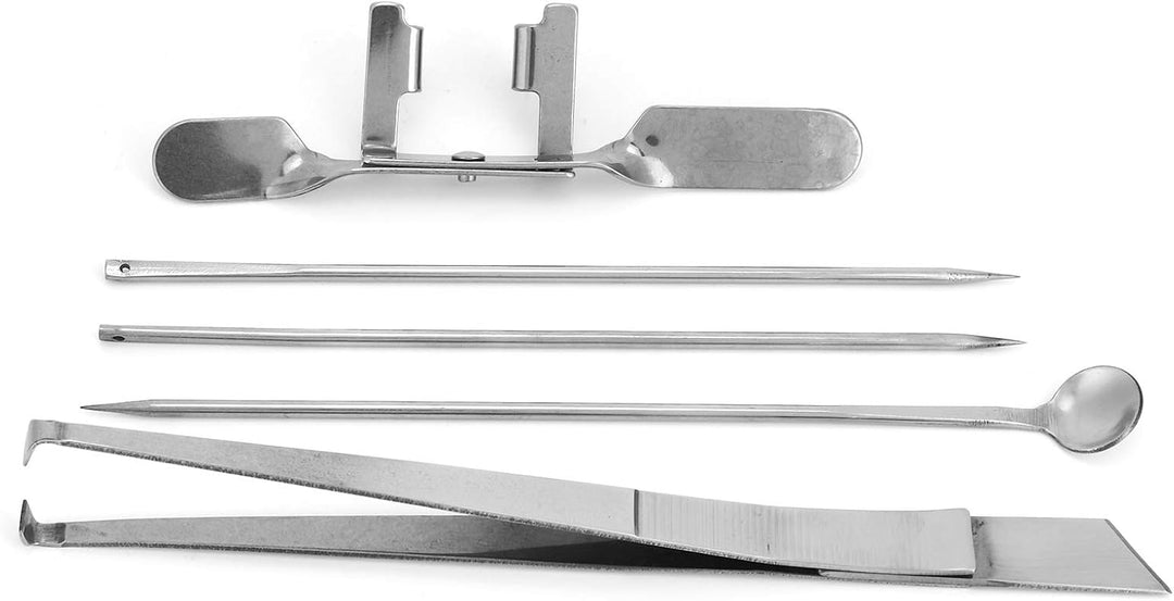 5 Stück Capon Knife Tool Edelstahl Kastration Huhn Tool Kit Geflügelfarmen Veterinärinstrument für H