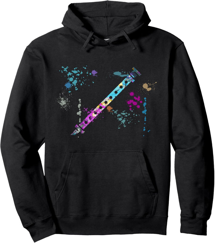 Klarinette Instrument Silhouette Klarinetten Pullover Hoodie