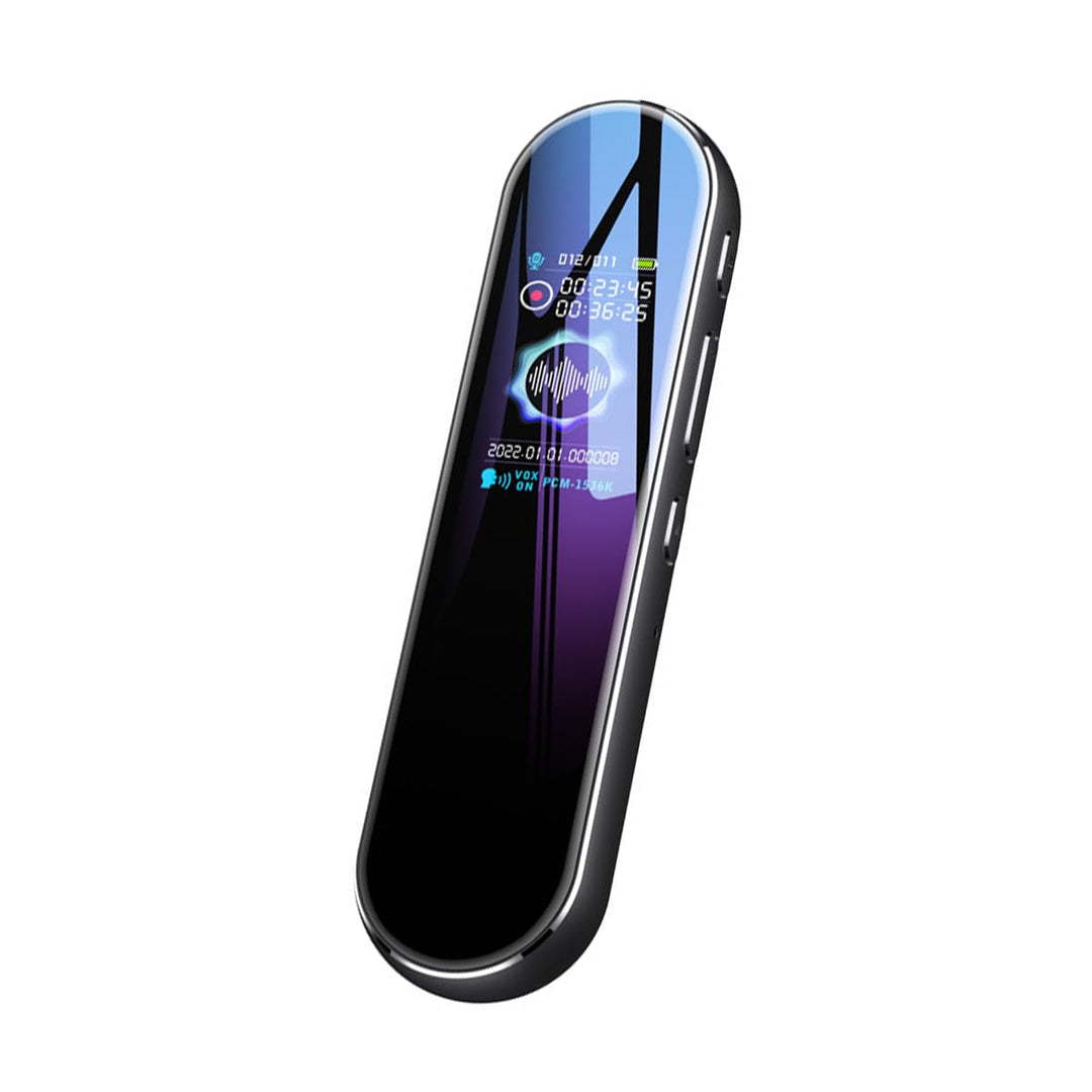 Tiardey 32 GB Digitaler Diktiergerät, wiederaufladbares Diktiergerät mit MP3-Player, Stereo-HD-Aufna