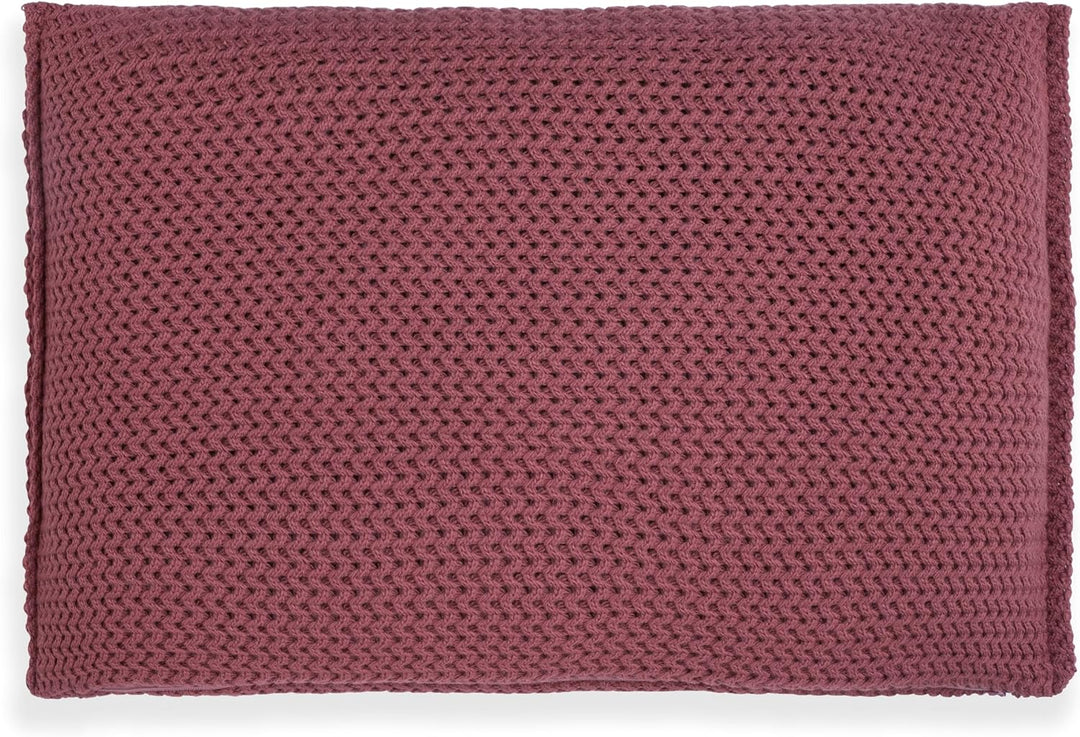 KNIT FACTORY - Maxx Kissen - Stone Red - 60x40 cm 60x40 cm Stone Red, 60x40 cm Stone Red