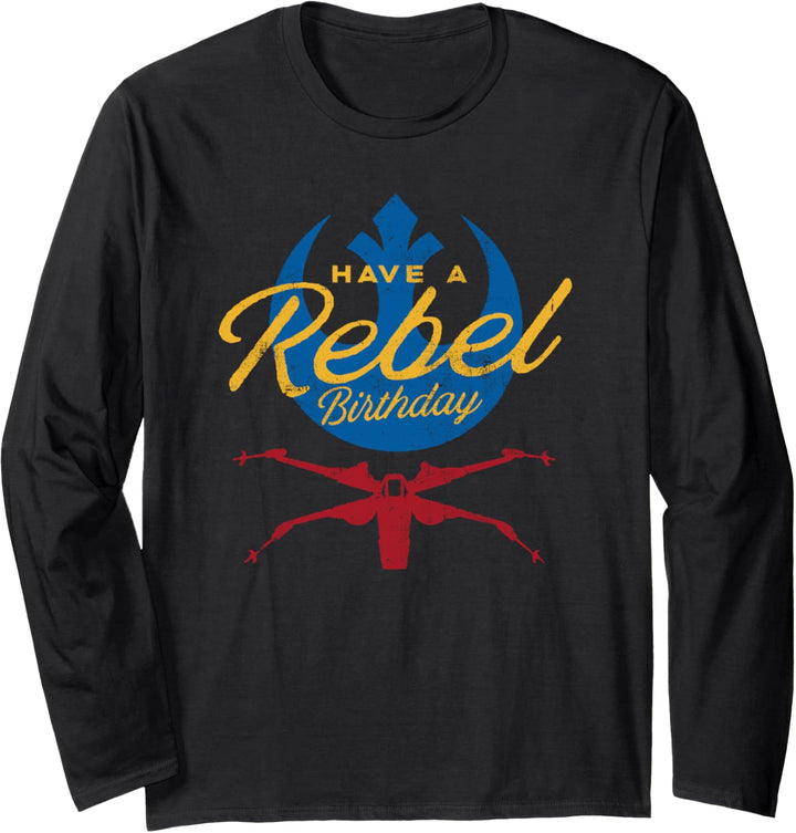 Star Wars Rebel Birthday Langarmshirt