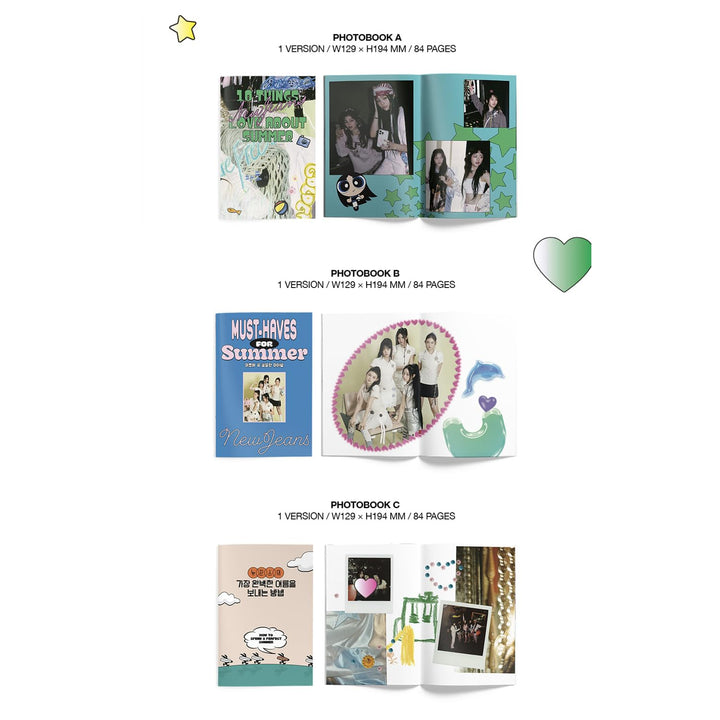 NewJeans - 2nd EP [Get Up] (THE POWEPUFF GIRLS X NJ Box ver. - A Ver.) Outbox + Photobook (A+B+C) +