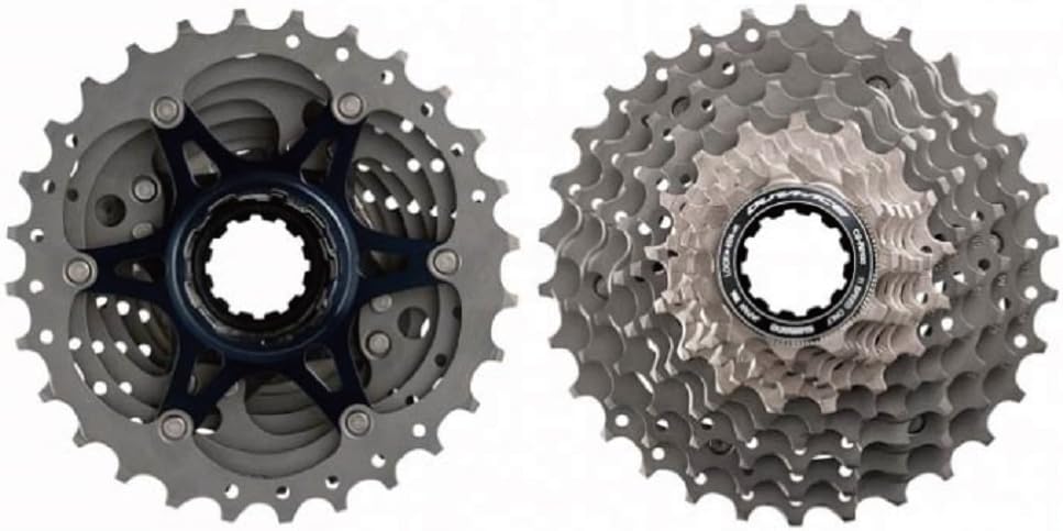 SHIMANO Unisex – Erwachsene Csr9100 Kassetten & Ritzel 11-25 Zähne silber, 11-25 Zähne silber