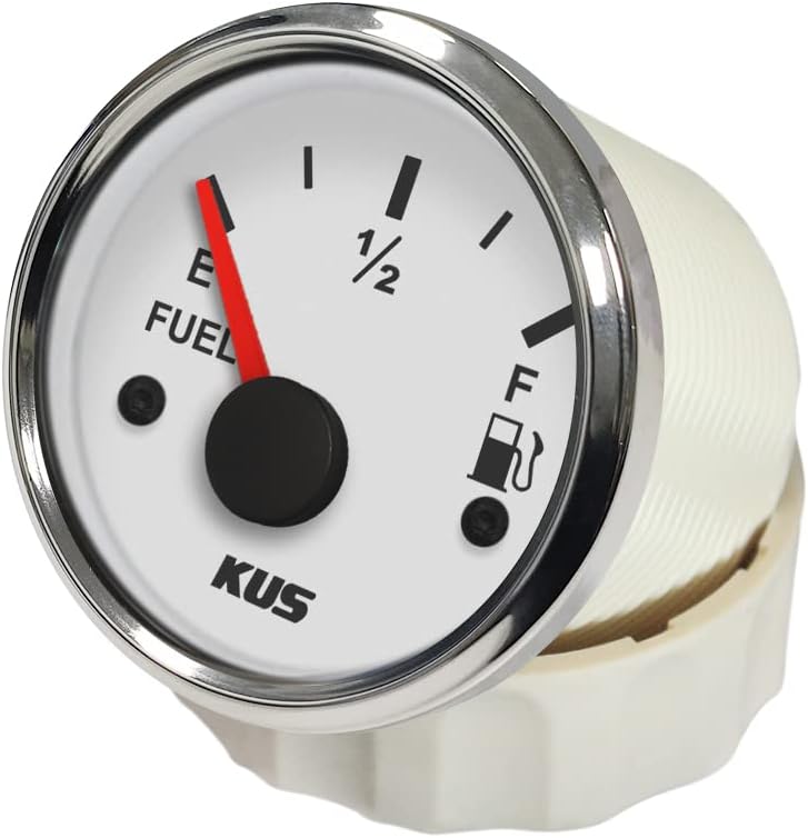 KUS Warranted Fuel Oil Füllstandsanzeige Messanzeige 0-190Ohm Mit Hintergrundbeleuchtung 12V/24V 52M