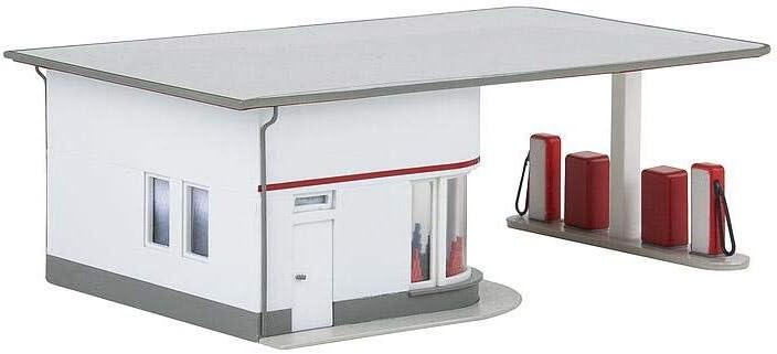 Faller FA130590 Tankstelle 50er Jahre Modellbausatz, Zubehör, Mehrfarbig, One Size