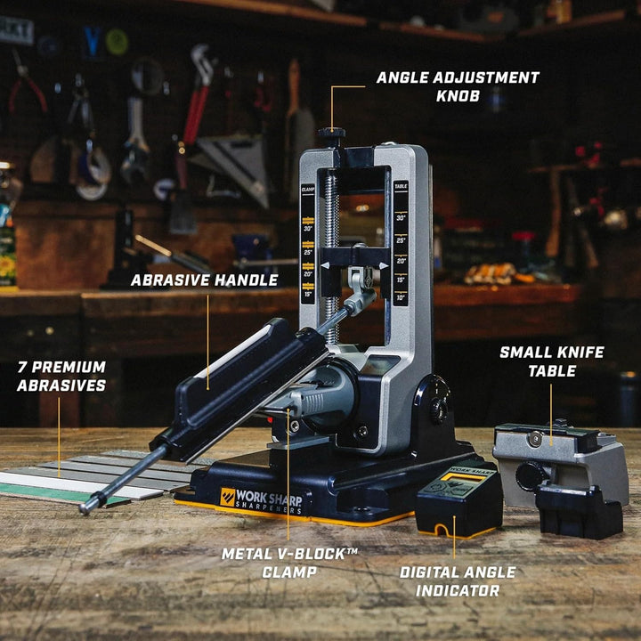 WORK SHARP® Professional Precision Adjust Elite Knife Sharpener - Profi Schärf-System - Messer-Schle