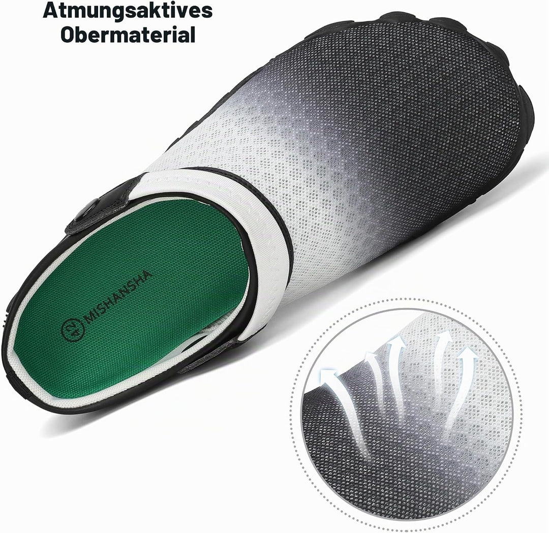 SAGUARO Sommer Clogs Herren Gartenschuhe Damen Hausschuhe Leicht Pantolette rutschfest Badelatschen