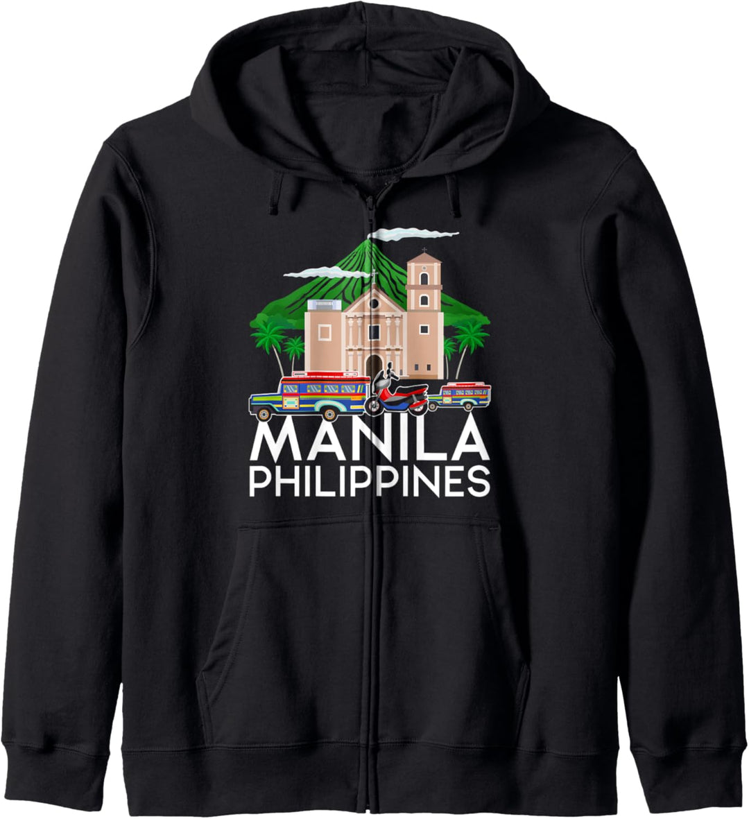 Filipino Filipina Sommerurlaub Manila Philippinen Kapuzenjacke