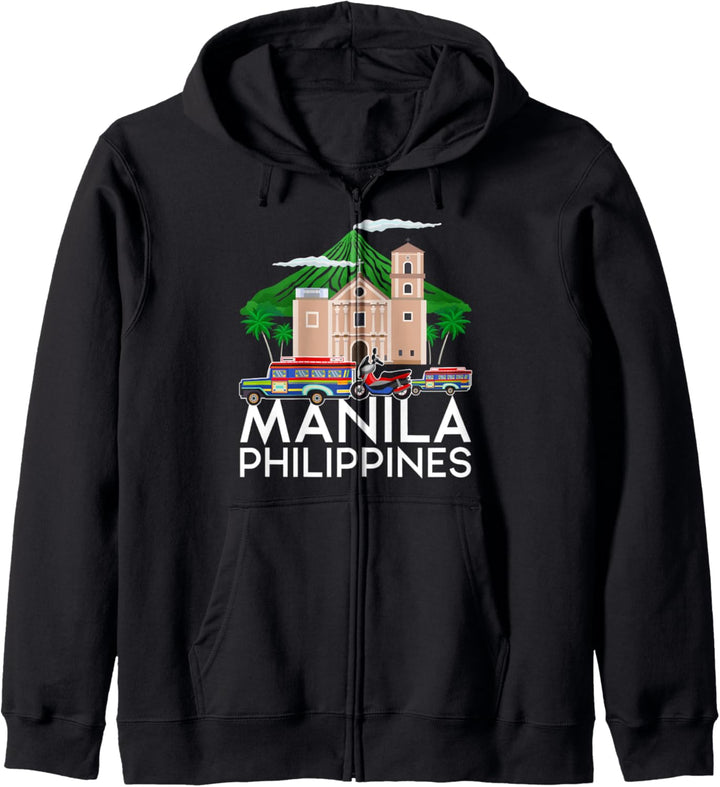 Filipino Filipina Sommerurlaub Manila Philippinen Kapuzenjacke