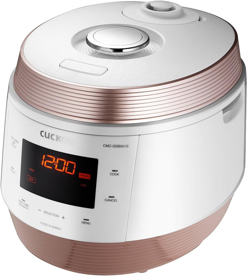 CUCKOO CMC-QSB501S ICOOK Q5 Premium Dampfdruck Multikocher 4750ml | 8in1 Multifunktionsgerät | Sprac