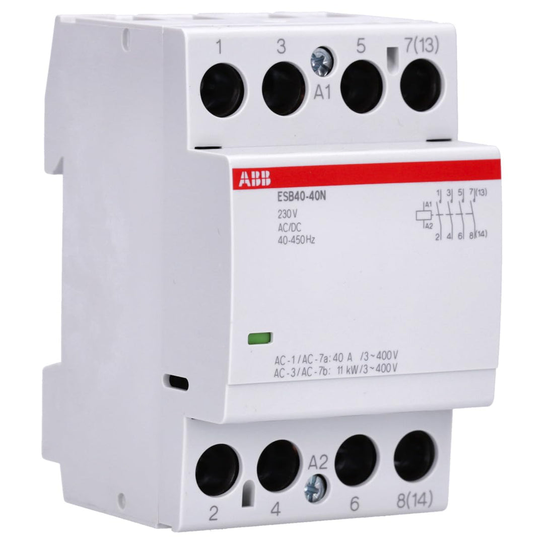 ABB ESB40-40N-06 ESB Leistungsschütz / 230 V ac Spule, 4 -polig 4 Schliesser / 40 A, Sicherheit
