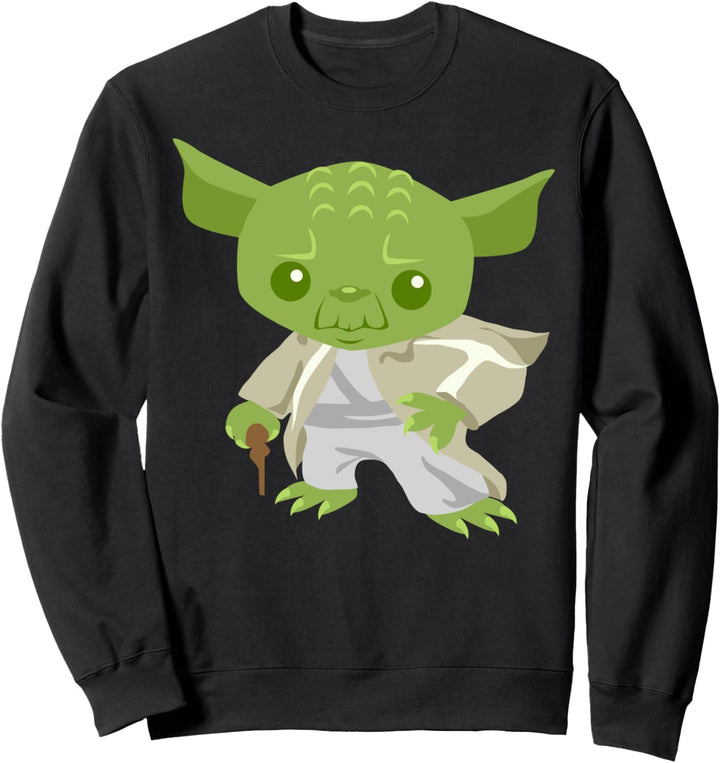 Star Wars Yoda The Cute Wise-Guy Cartoon Jedi Sweatshirt