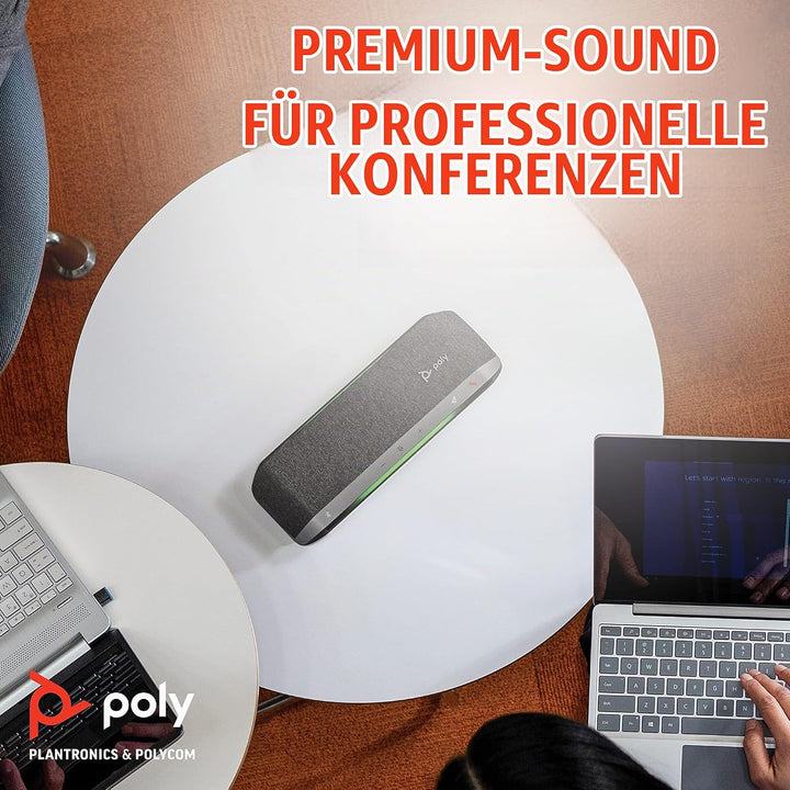 Poly - Sync 40 Konferenzlautsprecher (Plantronics) – für flexibles Arbeiten - Anschluss an PC/Mac mi