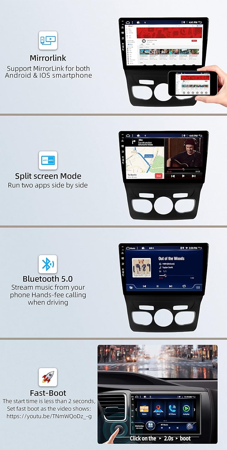 JOYX Android 13 Autoradio Passt für Citroen C4 C4L DS4 (2013-2017) - [4G+64G] -【Eingebaut DSP/Carpla