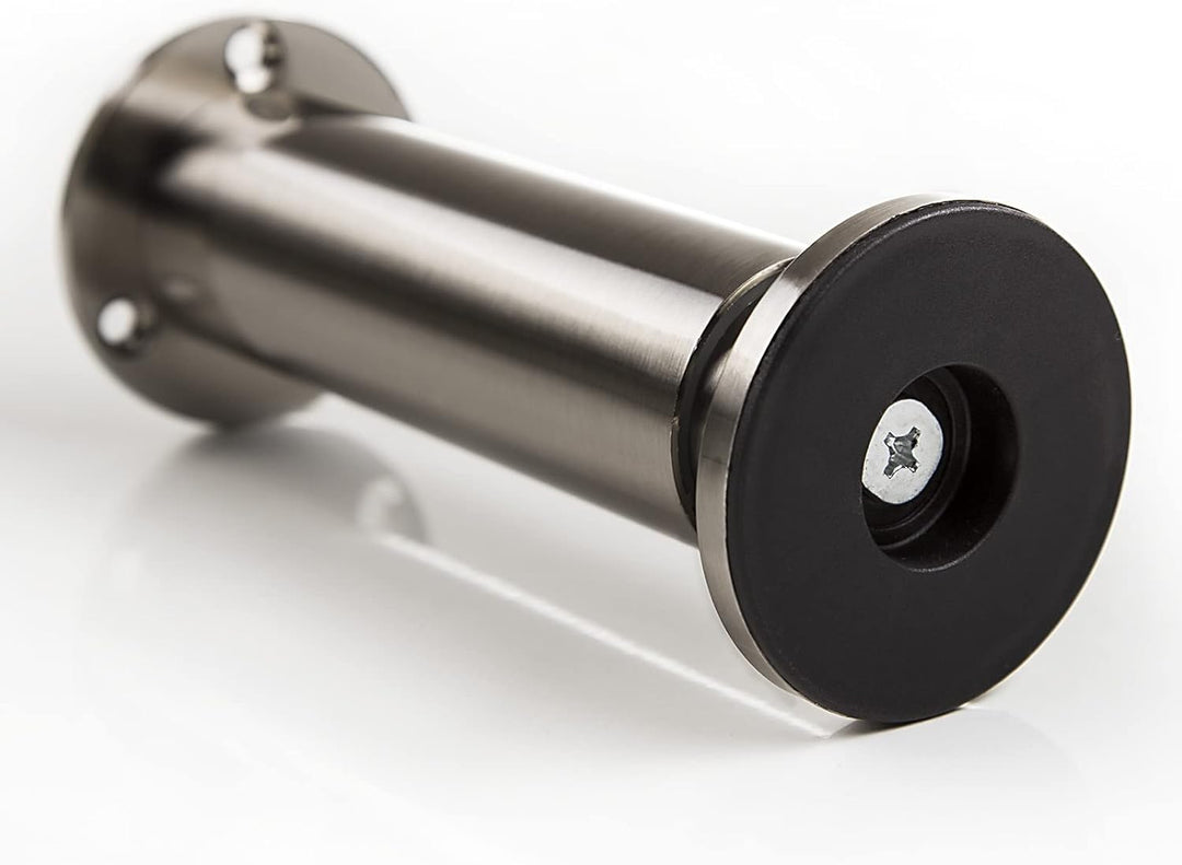 4er Set Möbelfüsse Alpha verstellbar Bettfüsse Alu gebürstet, belastbar bis 250 Kg, Höhe: 150 mm von