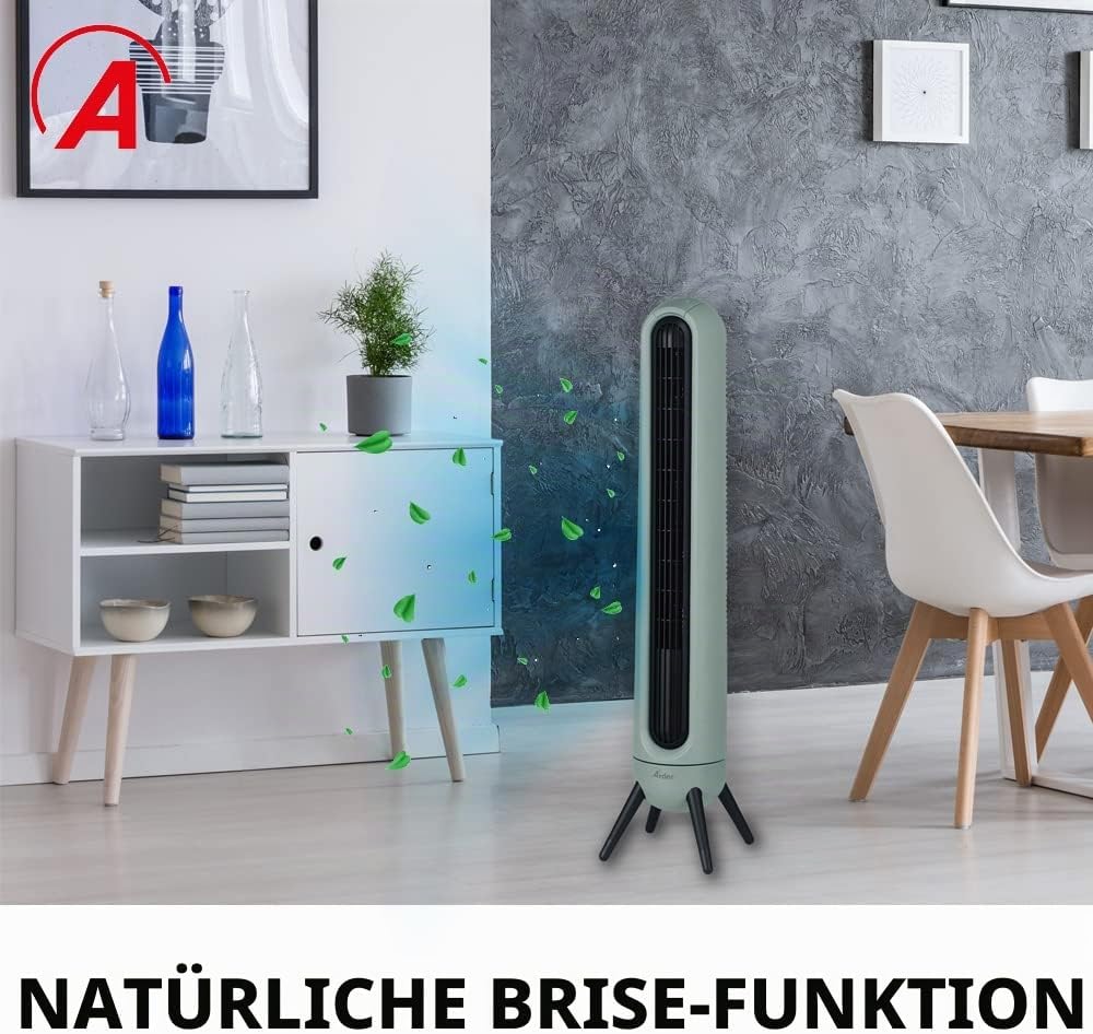 ARDES - Digitaler höhenverstellbarer Turmventilator-Vertikaler Ventilator mit 3 Geschwindigkeiten un