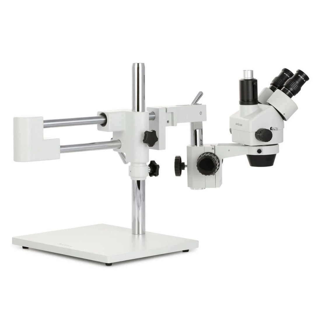 AmScope SM-4T-80S-M Trinokulares Stereomikroskop mit 80-LED-Licht und 1.3 MP USB-Digitalkamera, 7X-4