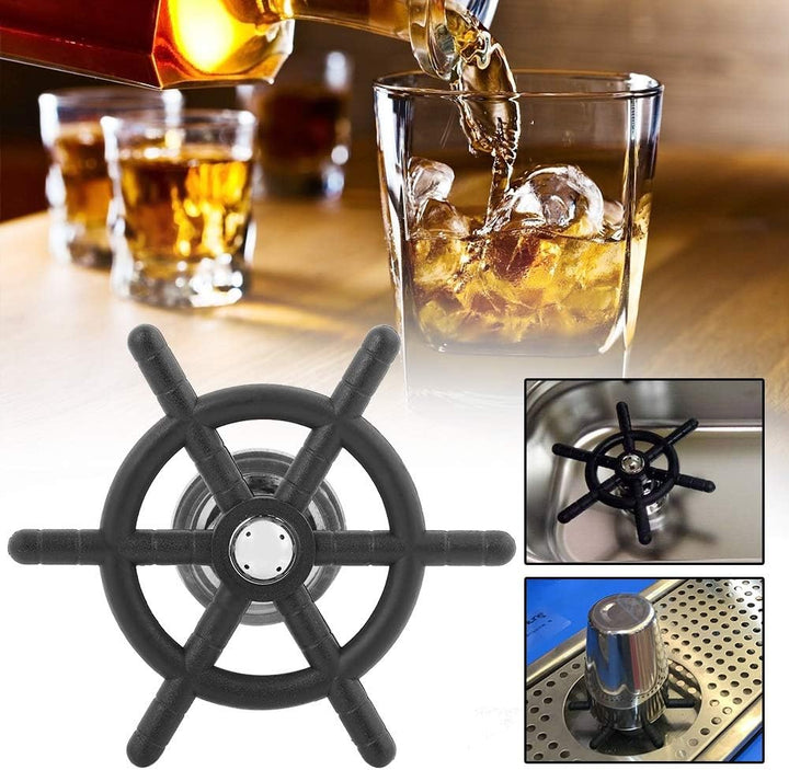 DEWIN Verre Rinçage, Edelstahl Becherspüler Glasspüler Wasserhahn Spülkopf für Bierglas Kaffeetasse