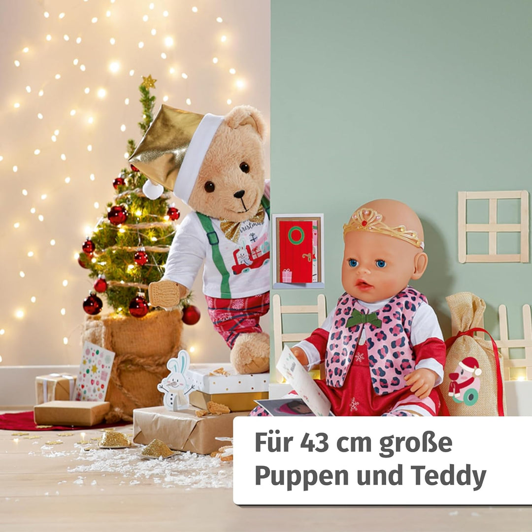 BABY born Adventskalender mit 24 Überraschungen, Puppenkleidung und Accessoires für 43 cm Puppen, 83