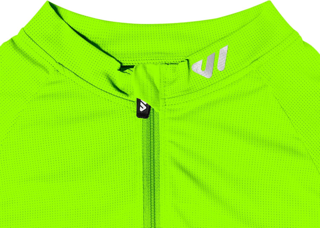 Lo.gas Radtrikot Herren Kurzarm, Rennrad Trikot Durchgehender Reissverschluss mit 3 Taschen S Kurzar