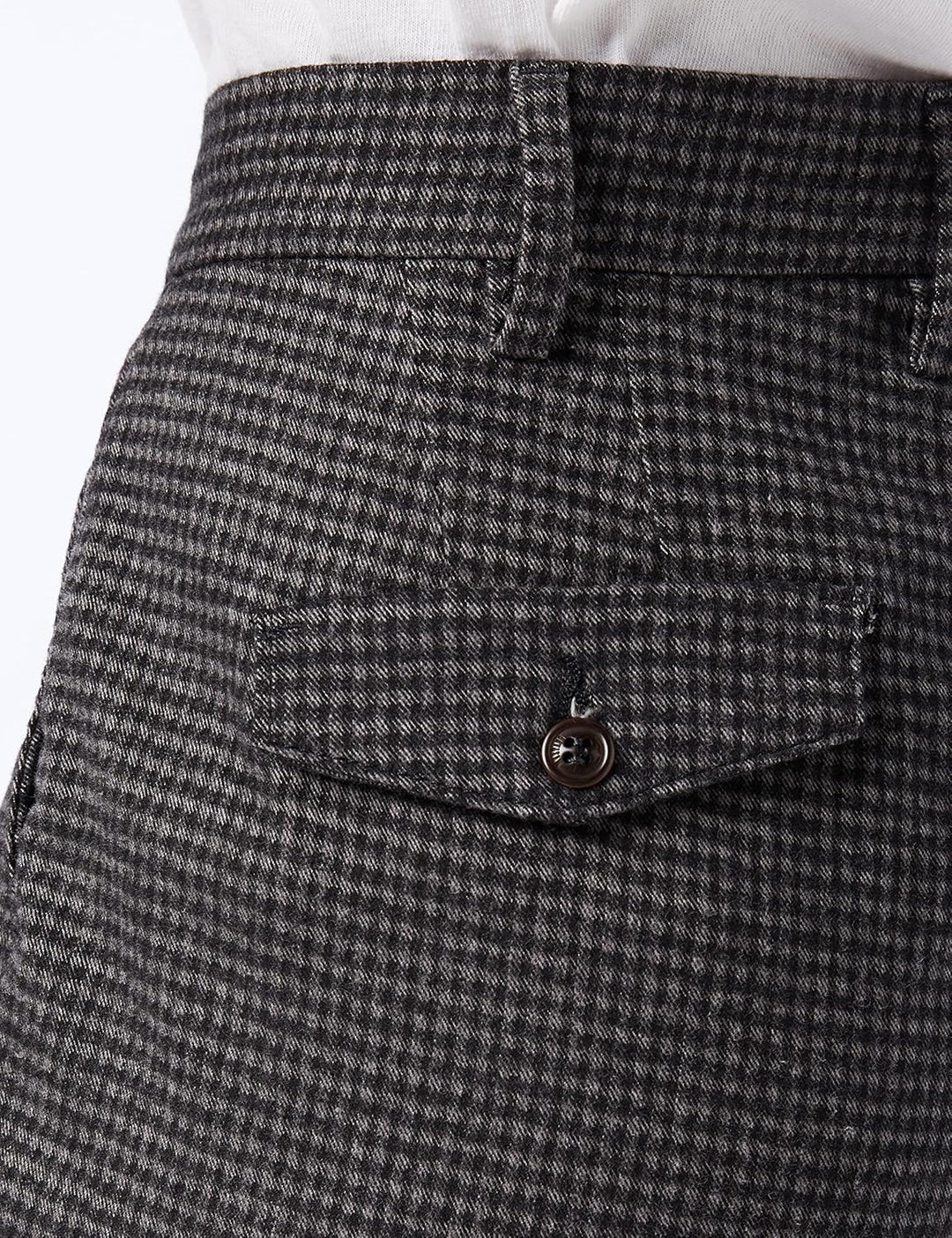 MUSTANG Damen Pleated Women Chino Jeans 26W / 30L Small Granddad Check 12334, 26W / 30L Small Grandd