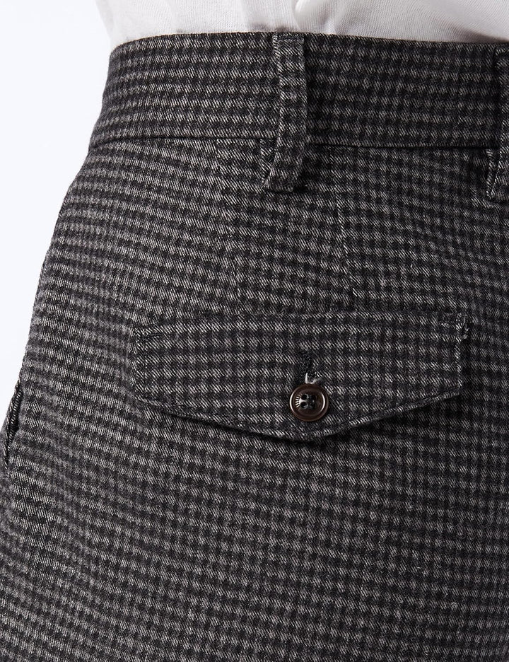 MUSTANG Damen Pleated Women Chino Jeans 26W / 30L Small Granddad Check 12334, 26W / 30L Small Grandd
