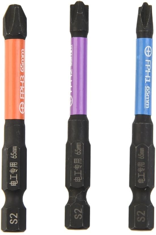 Magnetisches Schraubendreher-Bit-Set, spezieller Schlitz-Kreuz-Schraubendreher-Bit, Elektriker Fph F