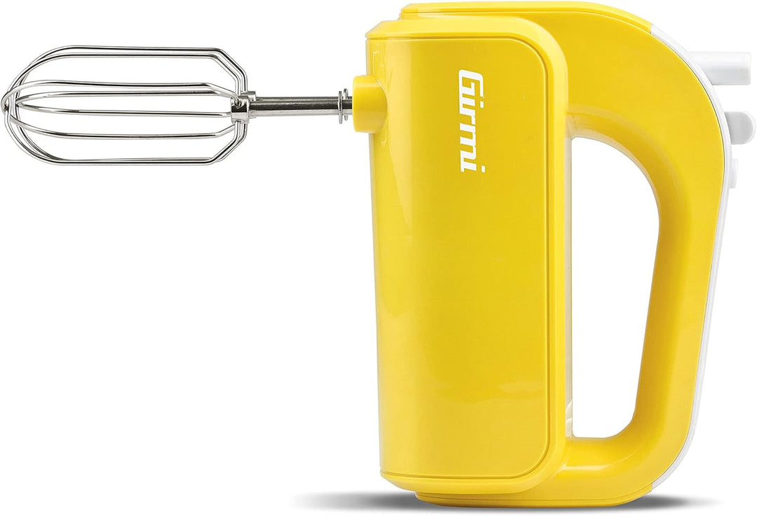 Girmi SB02 Elektrischer Handmixer, 170 W, Edelstahl-Rührbesen für Sahne und Eiweiss, Turbo-Funktion,