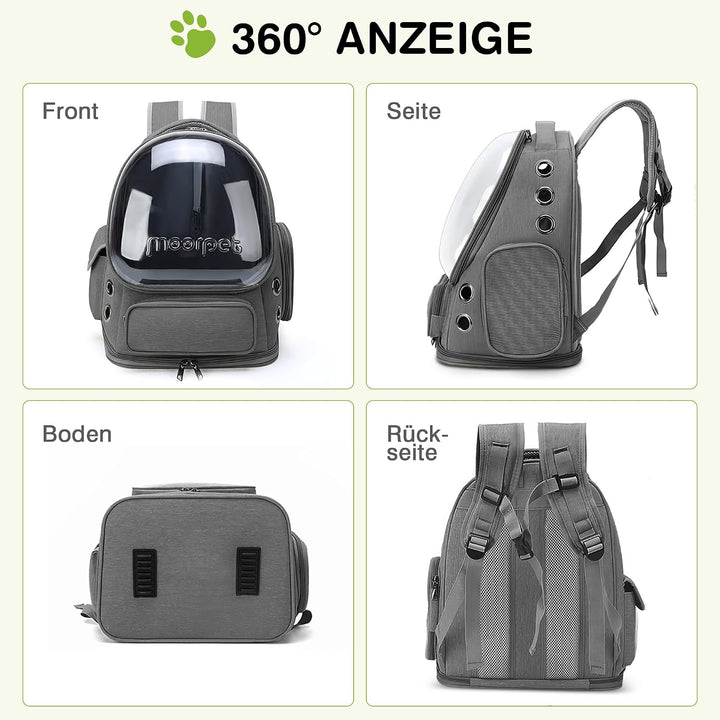 ALLSOPETS Katzenrucksack Träger Innovativer Reisender Bubble Rucksack Tragbar Haustierträger für Kat
