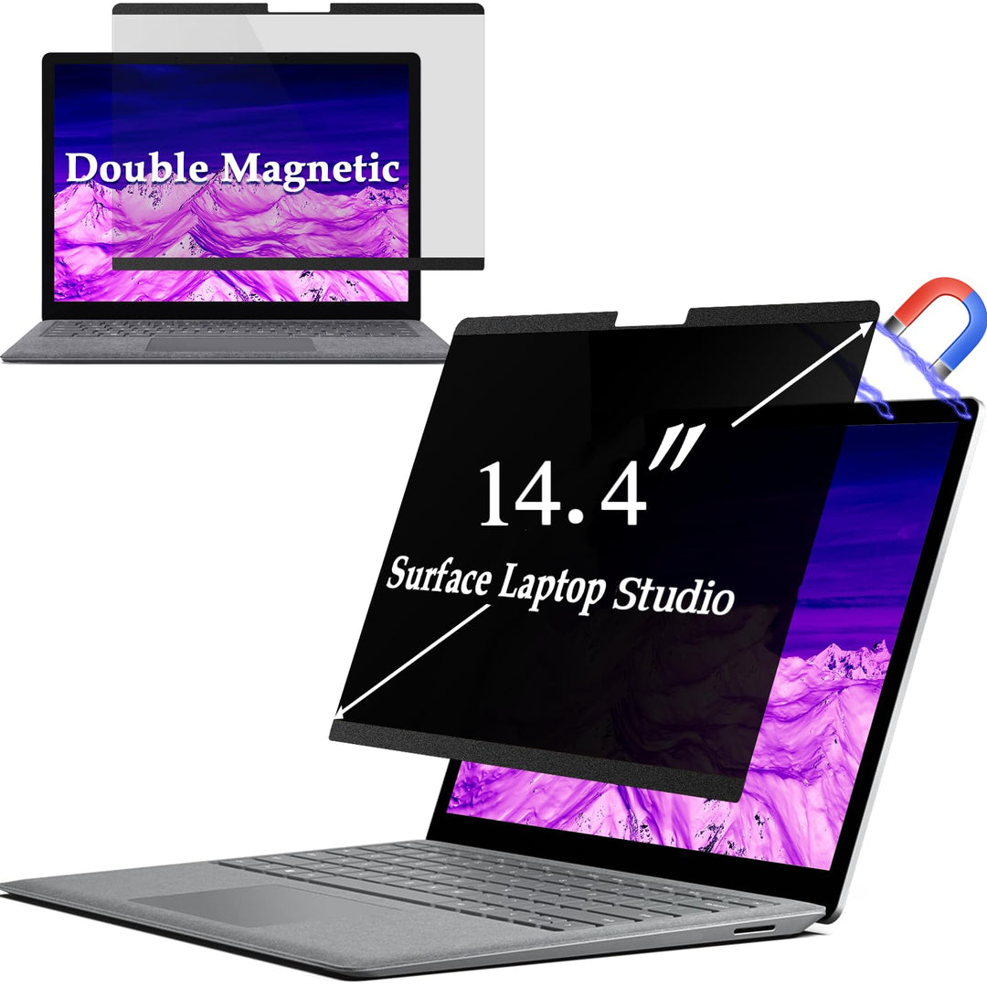 IPROKKO Magnetischer Blickschutzfilter für Microsoft Surface Laptop 14.4 Zoll, Abnehmbar Blaulicht P
