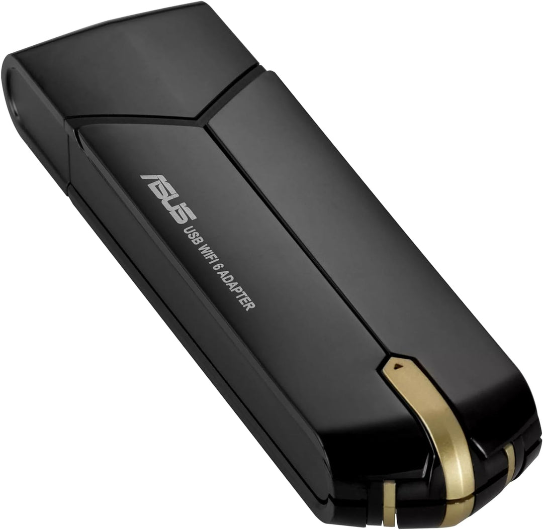 ASUS USB-AX56 Dual-Band AX1800 USB-WLAN-Adapter (WiFi 6, externe Antenne, WPA3-Security, Plug-and-Pl