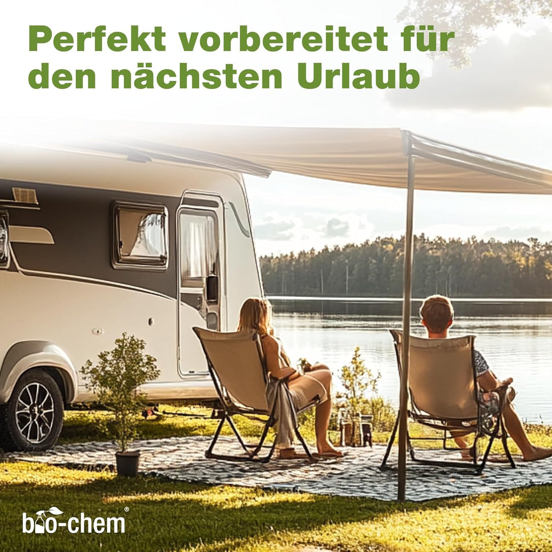 bio-chem Vorzelt- und Markisenreiniger - Ergiebiger Spezialreiniger mit Tiefenwirkung - Ideal für Ma