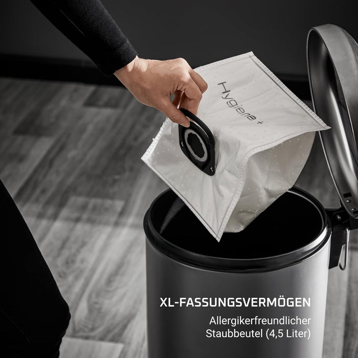 Rowenta RO7755 Silence Force Allergy+ Bodenstaubsauger mit Beutel | Effitech-Motor | 75 dB(A) | 4,5