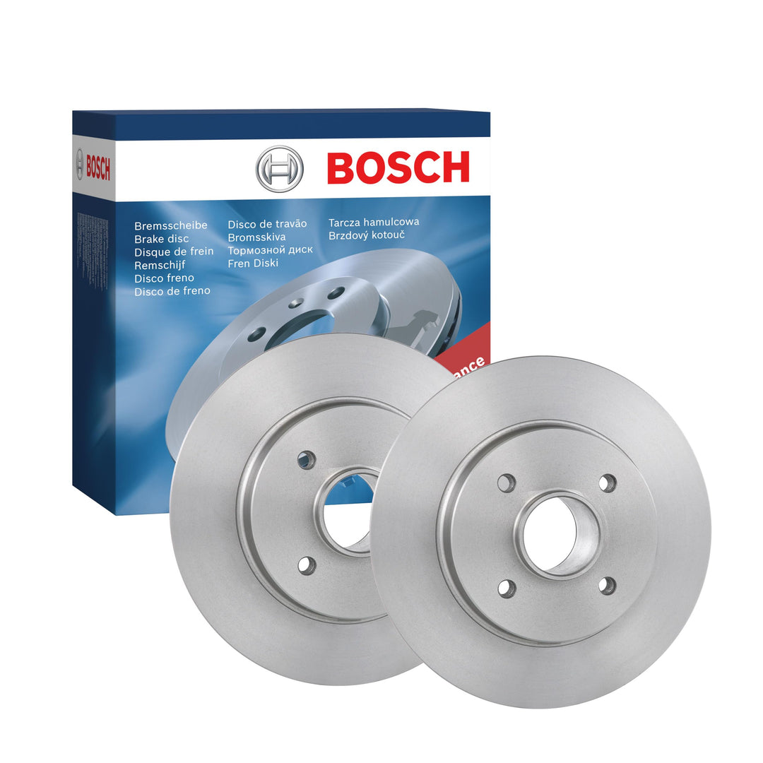 Bosch BD1245 Bremsscheiben - Hinterachse - ECE-R90 Zertifizierung - zwei Bremsscheiben pro Set
