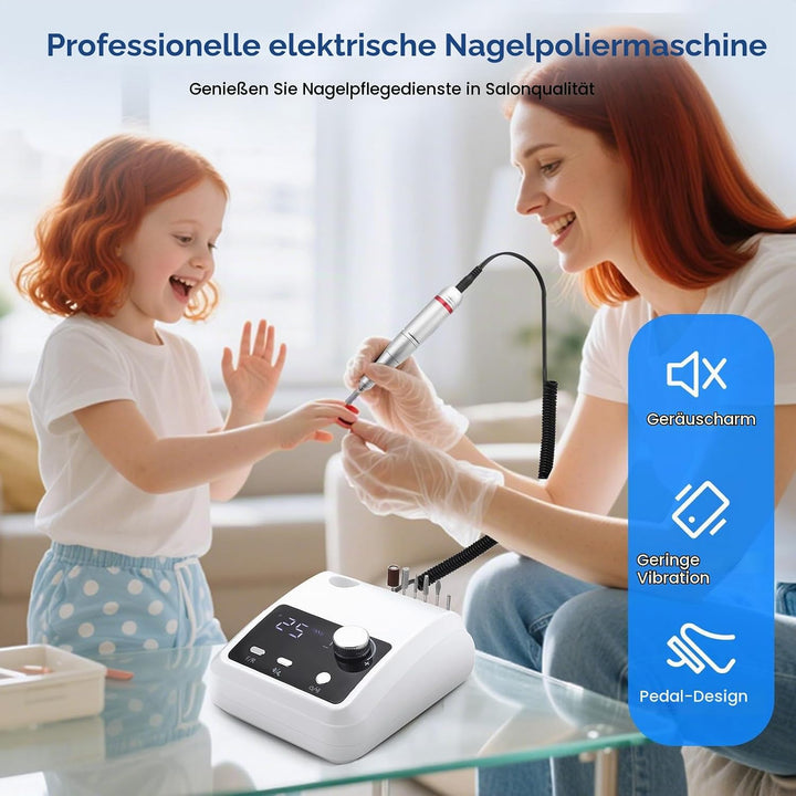 Nagelfräser, 45,000RPM Professionelle Elektrisch Nagelfräser, Ultraleise Elektrische Nagelfeile, Frä