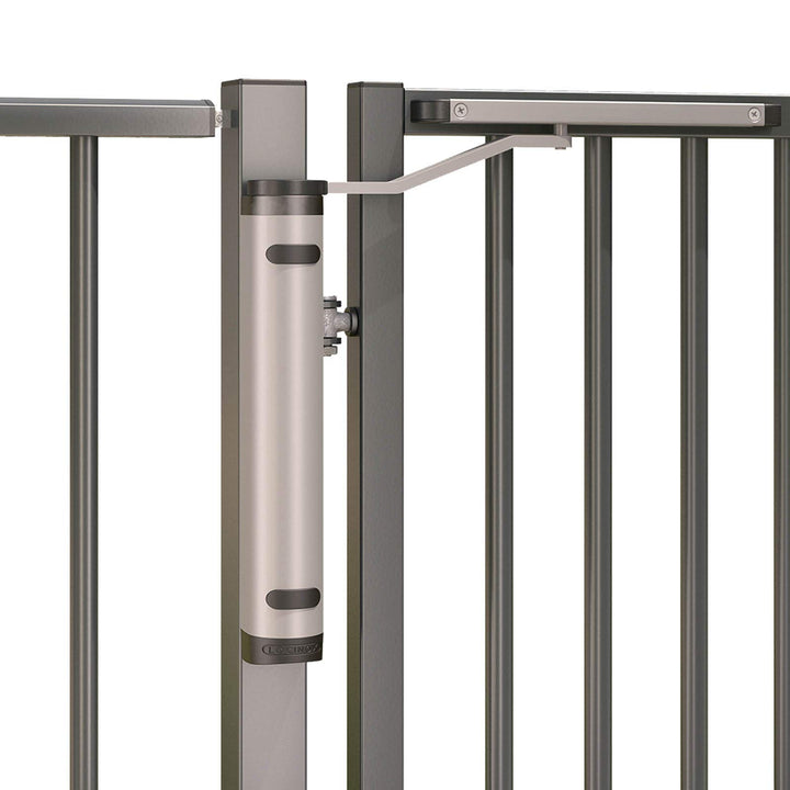 LOCINOX einstellbarer Türschliesser Verticlose 2 Öffnungswinkel 90° / 180° Silber