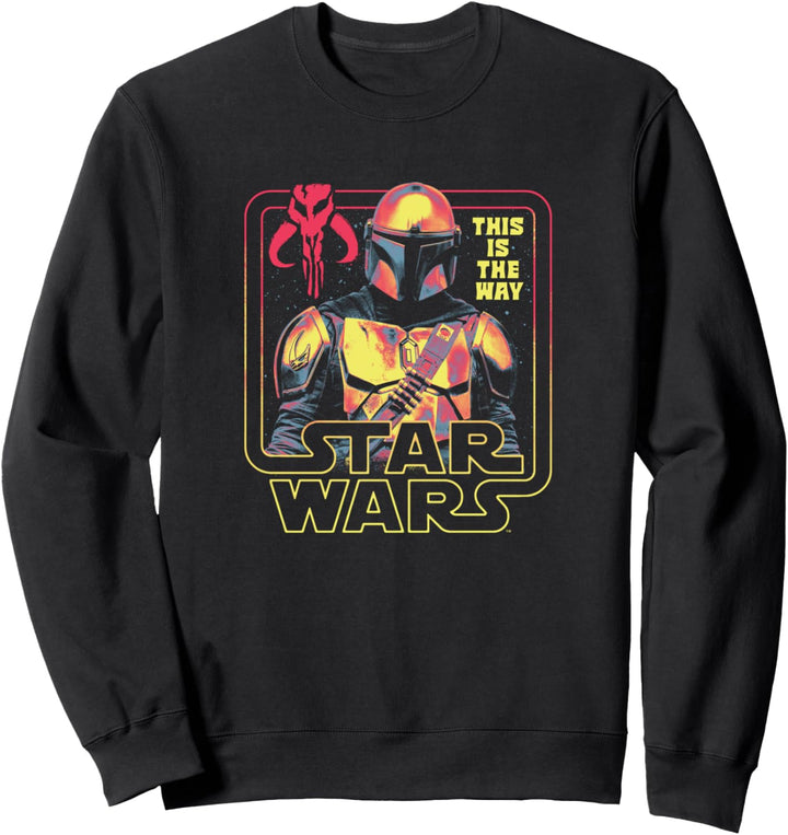 Star Wars: The Mandalorian Mandalorian The Protector Neon Sweatshirt