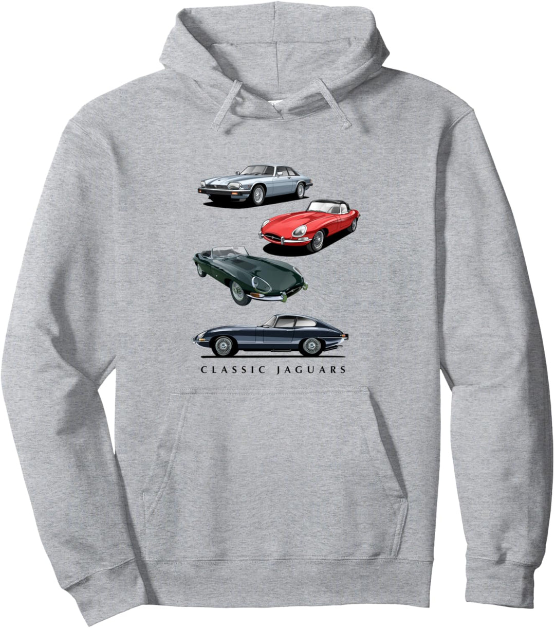 Britische Sportwagen - Classic Jaguars Pullover Hoodie