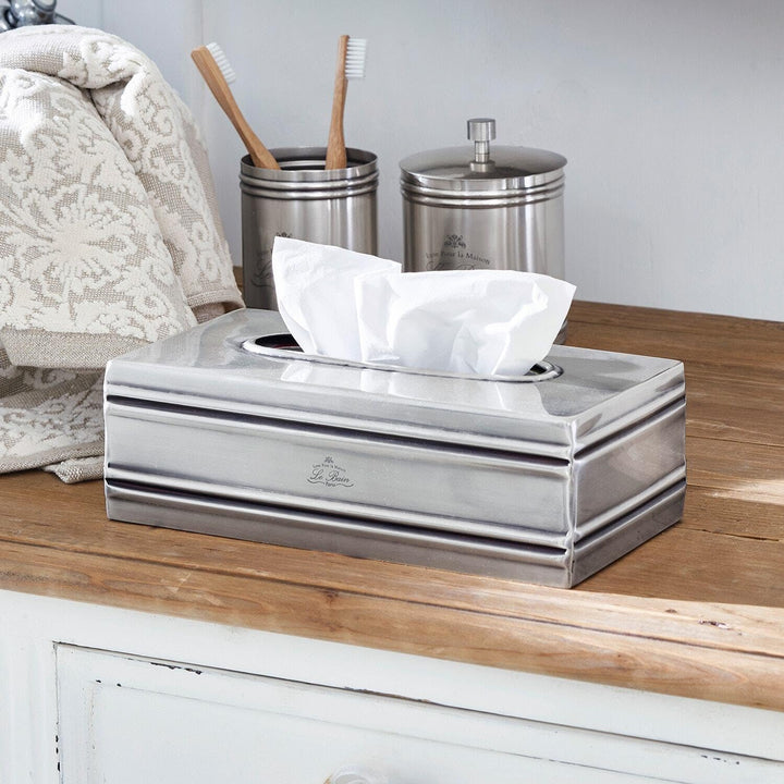 LOBERON® Taschentuchbox Suzette, mit filigraner Gravur und Zierrillen, klassisch Elegantes Design, B