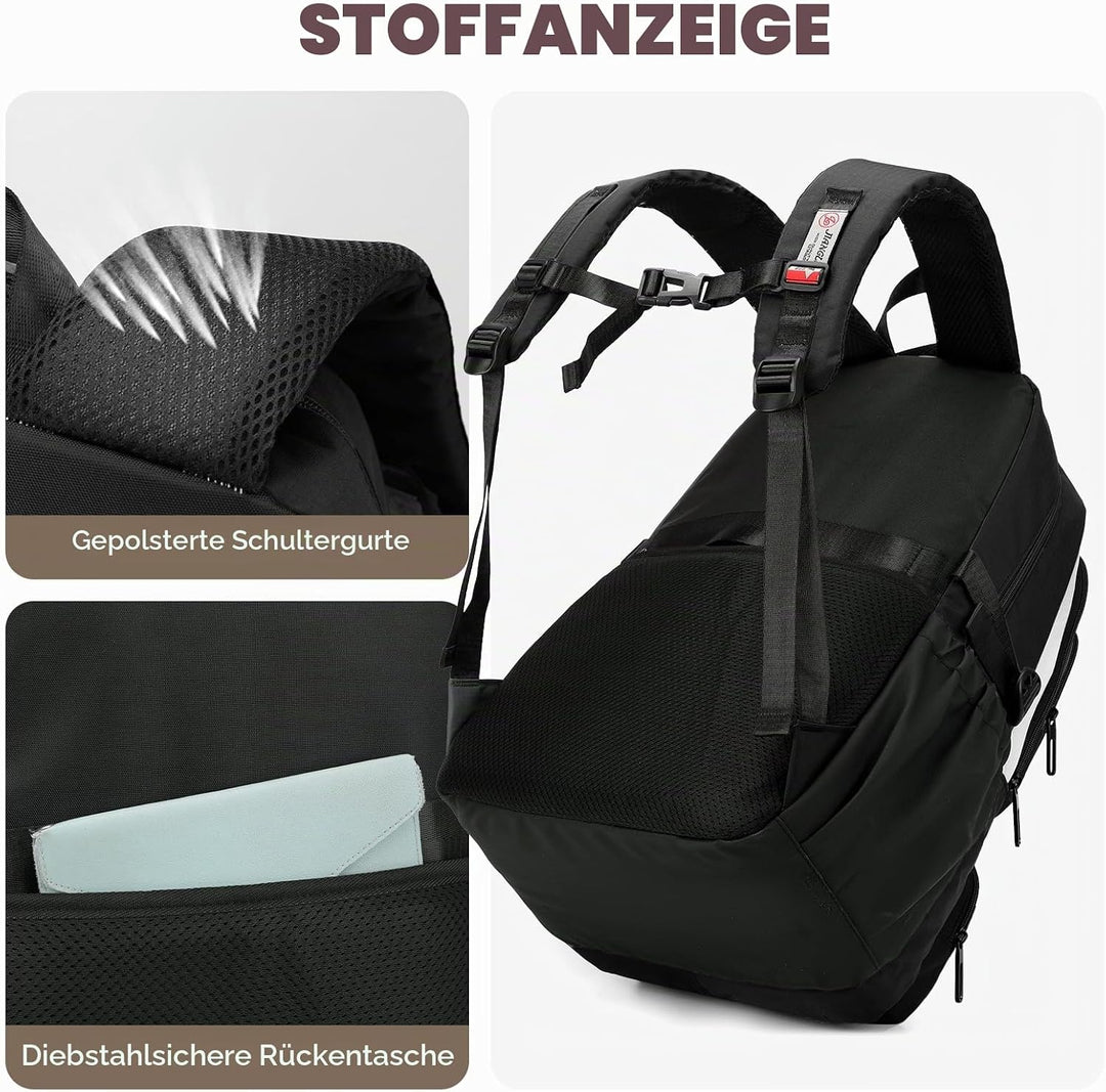 Amythe Schulrucksack Jungen Teenager, Gross Rucksack Schule Gymnasium Oberstufe, Schulranzen Robust