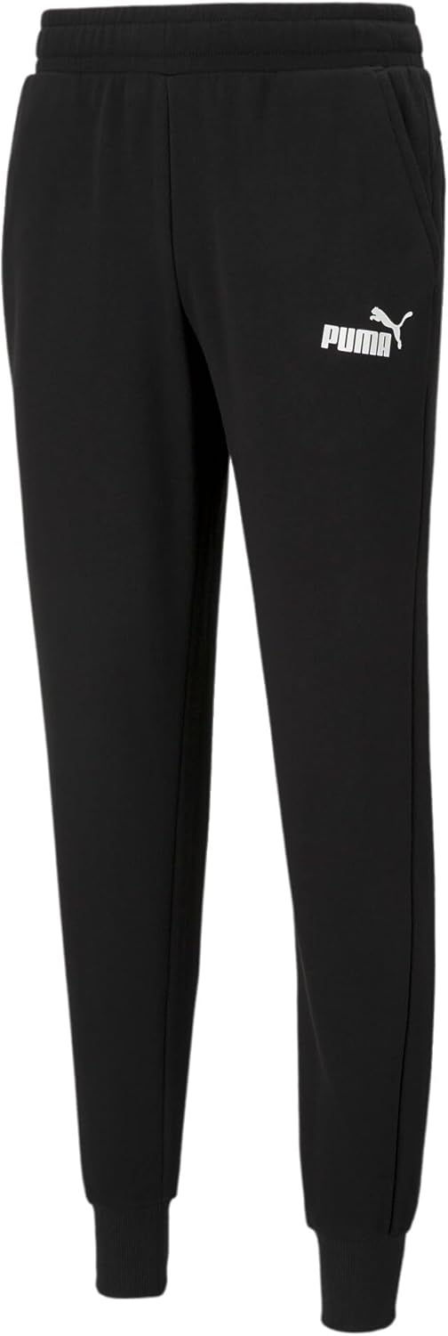 PUMA Herren Pants ESS Logo Pants Tr Cl Puma Black S Jogginghose, Puma Black S Jogginghose