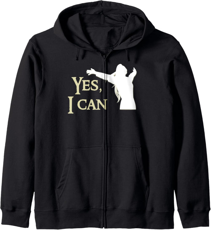 Yes I Can Positive Inspirational Kapuzenjacke