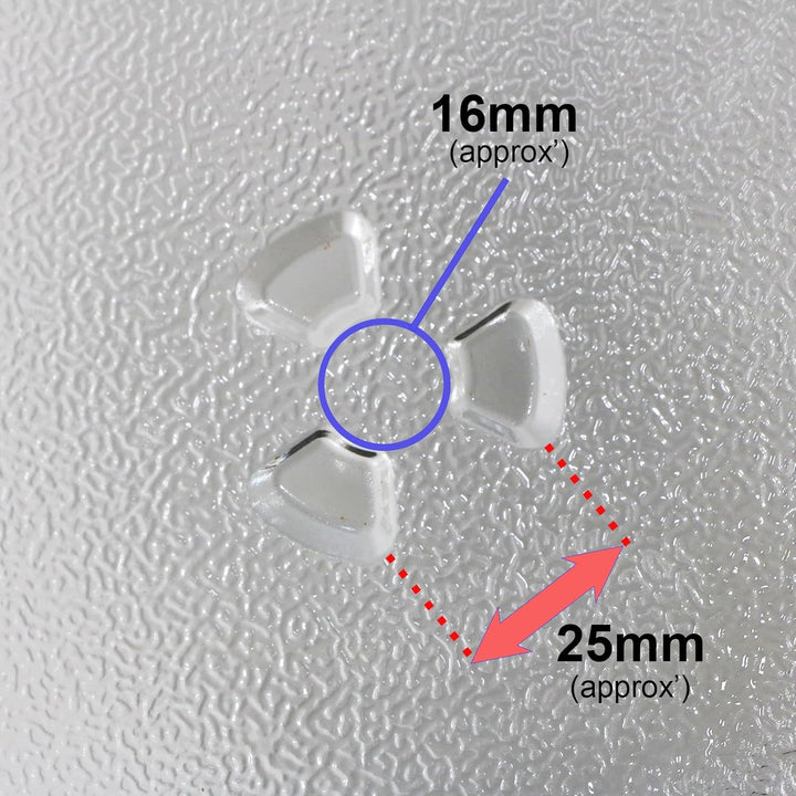 Spares2go, Universal Drehteller aus Glas für die Mikrowelle (255 mm Durchmesser)