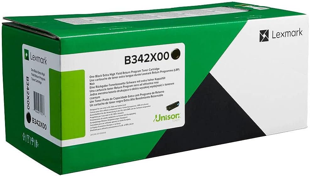 Lexmark B342X00 Tonerkartusche, 1 Stück, Schwarz